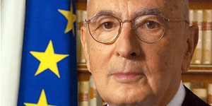 Il Presidente della Repubblica Giorgio Napolitano