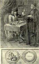 Voltaire discute con un gesuita