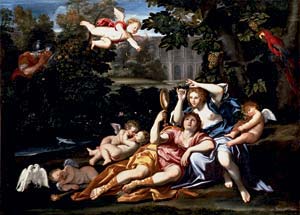 Domenichino, Rinaldo e Armida - Parigi, Louvre