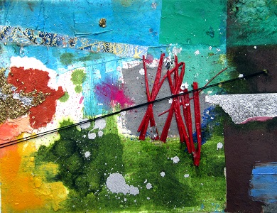 Gloria Bornancin, Olio, Carta su cellulosa (2013)