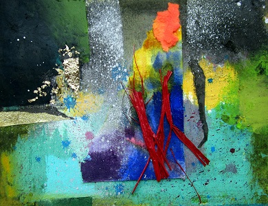 Gloria Bornancin, Olio, Carta su cellulosa (2013)