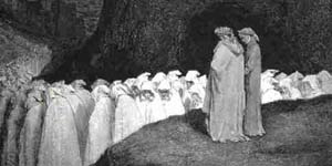 Dante, Inferno, Gli Ipocriti (c. XXIII, illustrazione di G. Dor&egrave;)