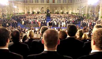 Foto dal coro dell'orchestra