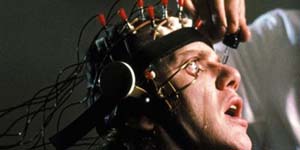 Un'immagine del film "Arancia meccanica" di Stanley Kubrick