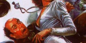 Particolare della locandina di "La dottoressa ci sta col colonnello" (Michele Massimo Tarantini, 1980)