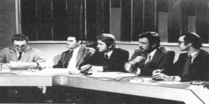 Aldo Biscardi in una vecchia edizione del "Processo"