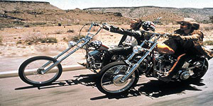 Un' immagine del film "Easy rider"