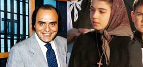 Bruno Vespa e la Maria Goretti dello sceneggiato