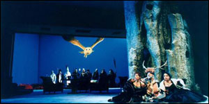 Patrizia Milani, Antonio Salines, Loredana Martinez, in ''Le allegre comari di Windsor'' di William Shakespeare, regia di Marco Bernardi, (1999-2000) 