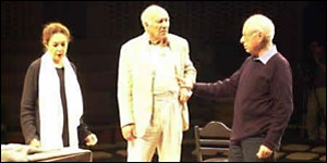 Natasha Parry, Michel Piccoli e Peter Brook alle prove di 