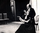 Valeria Moriconi e Alarico Salaroli in Hedda Gabler di Ibsen (1980).