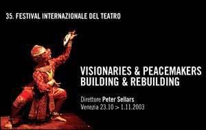 Locandina del 35� Festival Internazionale del Teatro