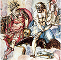 Bernardo Buontalenti, Bozzetti per i costumi degli intermezzi de "La Pellegrina" (1589)