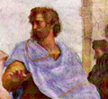 Raffaello Sanzio, Scuola di Atene, Stanza della Segnatura, Palazzi Vaticani (particolare)