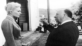 Kim Novak e Alfred Hitchcock