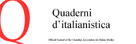Quaderni d�italianistica, XXXIX, 2, 2018