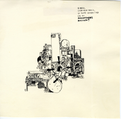Un disegno di Giovanni Morelli.