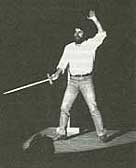 Mimmo Cuticchio durante un Cunto