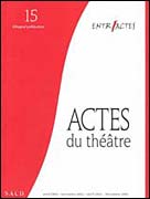 Actes du th&eacute;�tre
