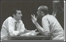 Dumitru Crudu, ''America Uno''; regia di Nenad Prokic, con Corrado D'Elia, Massimo Loreto, Masimiliano Pividore (foto da 1991-2001. ''Dieci anni in Europa. Venti Microdrammi'')