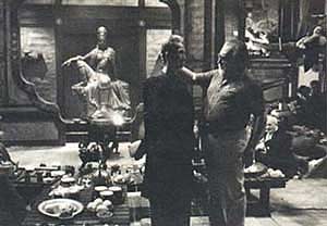 sul set di ''C'era una volta in America''