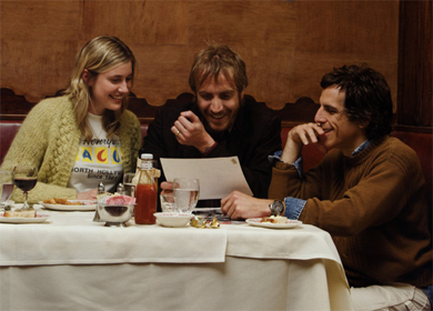 Greta Gerwig, Rhyfs Ifans e Ben Stiller