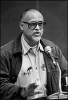 Il regista Haile Gerima