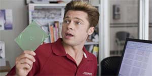 Brad Pitt in una scena del film