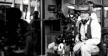 Wim Wenders sul set di Non bussare alla mia porta