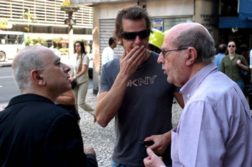 Il regista sul set