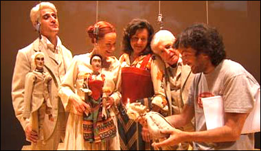 Ivan Castiglione, Kati Markkanen, Paola Gassman, Ugo Pagliai e Andrea Liberovici, foto Teatro del Suono 
