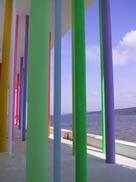 Le colonne sull'arteplage di Yverdon-les-Bains