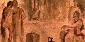 Ifigenia in Tauride, affresco pompeiano