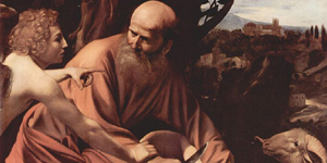 Caravaggio. Sacrificio di Isacco