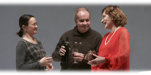 Maddalena Crippa, Marco Balbi e Rossella Falk