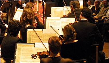 Una sezione della Bournemouth Symphony Orchestra