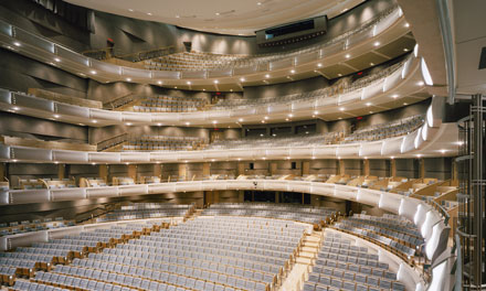 La sala del Four Season Centre for the Performing Arts di Toronto (Canada)