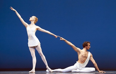 Olga Esina (Terpsichore), Roman Lazik (Apollo) - 