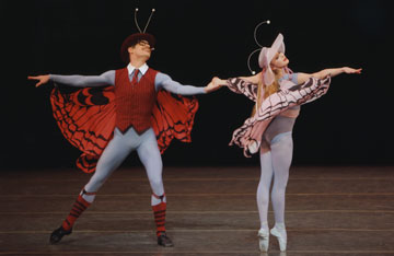 Sterling Hyltin e Andrew Veyette in <i>The Concert</i> (foto di Paul Kolnik)