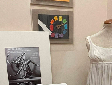 Una immagine della mostra Passi di memoria. Tra scena e istituzione: la danza a Firenze tra Ottocento e Novecento