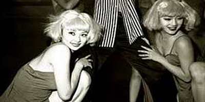 Liu Zheng, Night Club Hostesses, Black and white photograph, Beijing, 1998