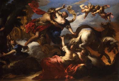 Valerio Castello: Il ratto di Proserpina