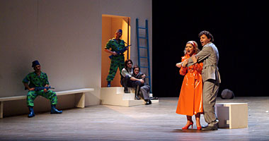 Désirée Rancatore (Konstanze) e Mark Milhofer (Belmonte)