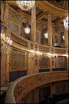 I palchi della sala dell' Opéra Royal du Château de Versailles