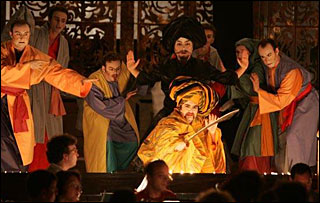 Un scena di ''Le Bourgeois Gentilhomme''