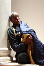 Yannis François (Sedecìa) nella scena finale