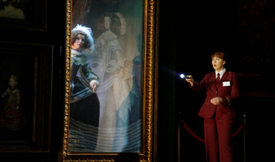 Una scena dell'opera: Sandra Janušaitė (Elvira) e Laura Zigmantaitė (Giovanna)