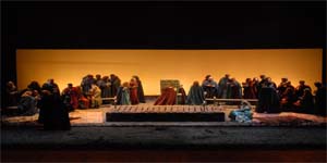 Una scena dello spettacolo