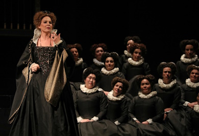 Un momento dello spettacolo messo in scena il 7 dicembre 2023 a Milano ©Teatro alla Scala