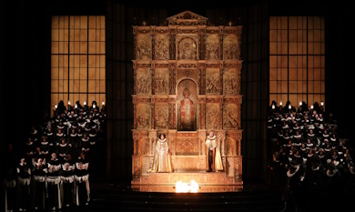 Un momento dello spettacolo messo in scena il 7 dicembre 2023 a Milano ©Teatro alla Scala